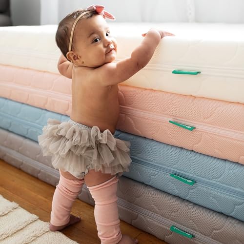 100% Breathable Washable Non-Toxic White Crib Mattress T495