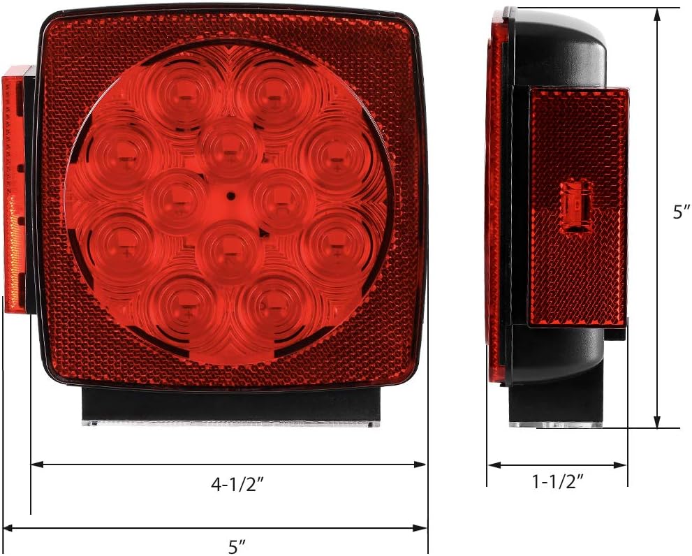 12V Submersible LED Trailer Tail Light Kit V24097