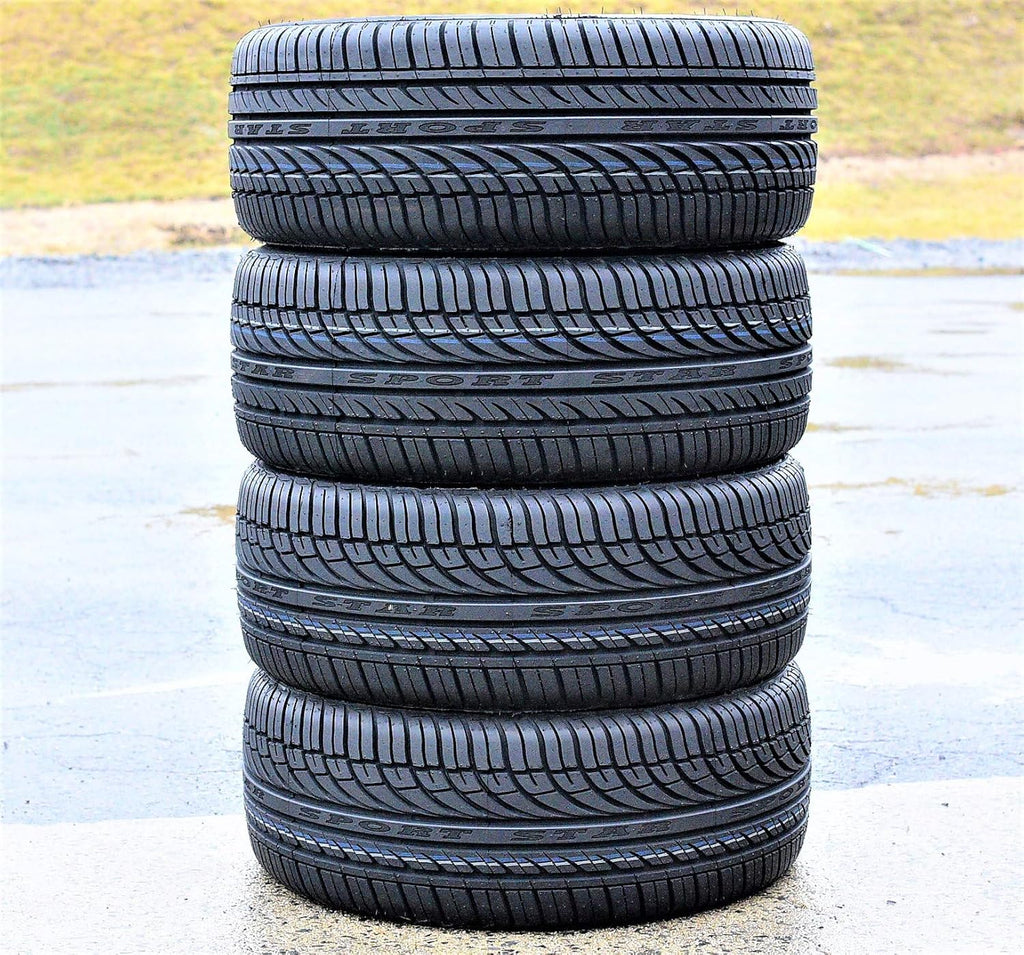 Set of 4 All-Season High Performance Radial Tires 225/40R18 92W Load Range XL 4-Ply BSW M84442