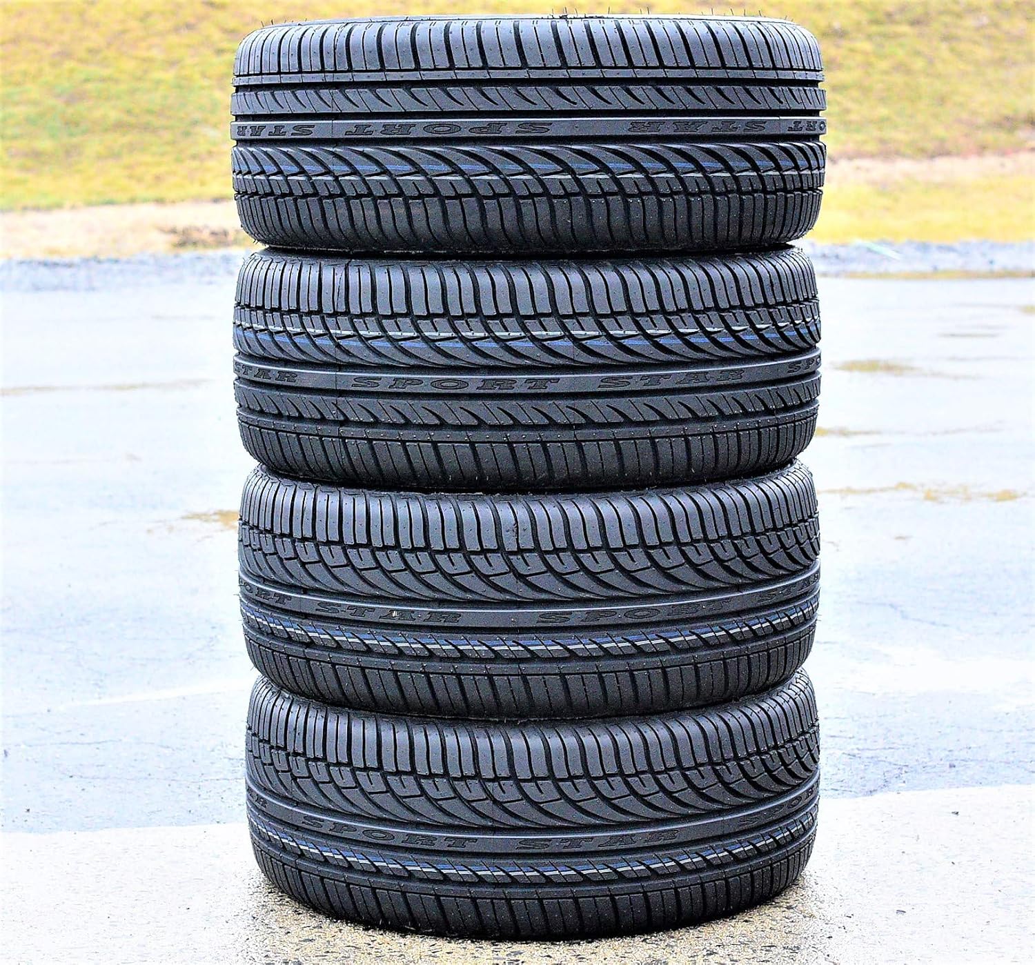 Set of 4 All-Season High Performance Radial Tires 225/40R18 92W Load Range XL 4-Ply BSW M84442