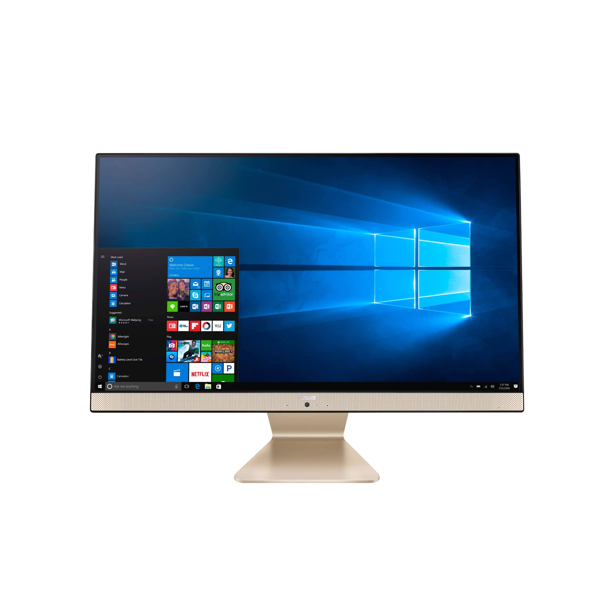 23.8” FHD Anti-Glare Display AMD Ryzen 3 8GB DDR4 Ram 256gb PCIe Ssd Windows All-in-One Desktop PC Q762