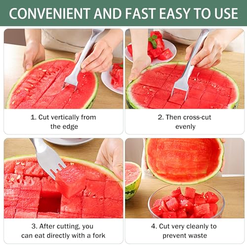 2-in-1 Stainless Steel Fruit Cutter S93842