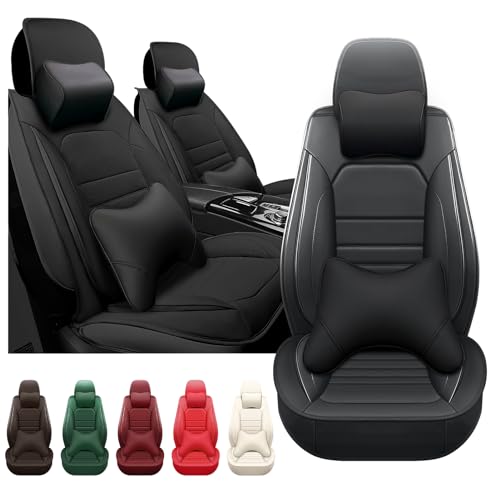 5 Seats Red Faux Leather Seat Covers for Jeep Grand Cherokee 4xe K688047