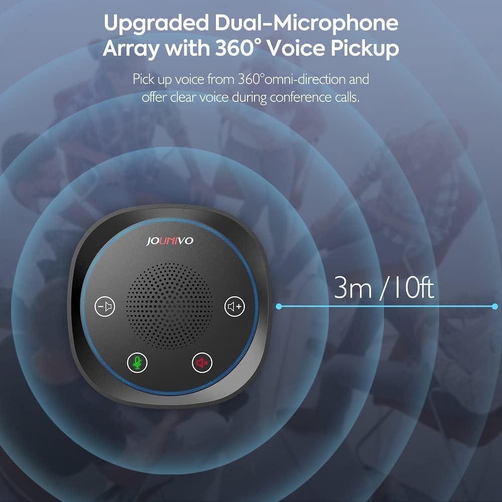 Omnidirectional USB Speakerphone with Microphone, Pack of 2 G8549