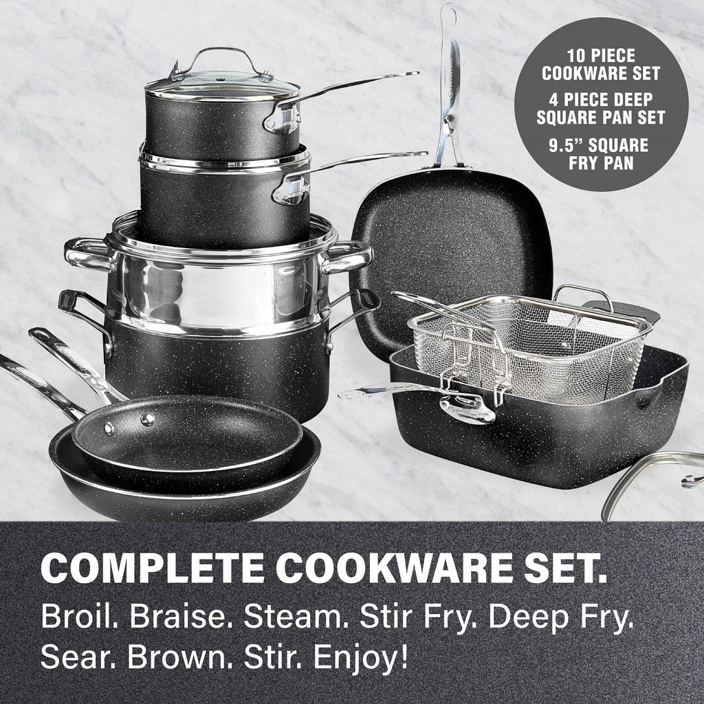 20 Piece Nonstick Cookware and Bakeware Set C4859