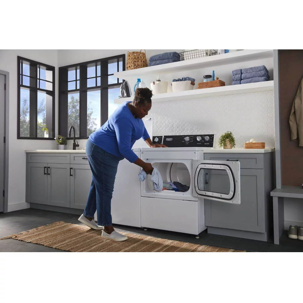 White 7.4 Cu. Ft. Front Load Electric Dryer W7376