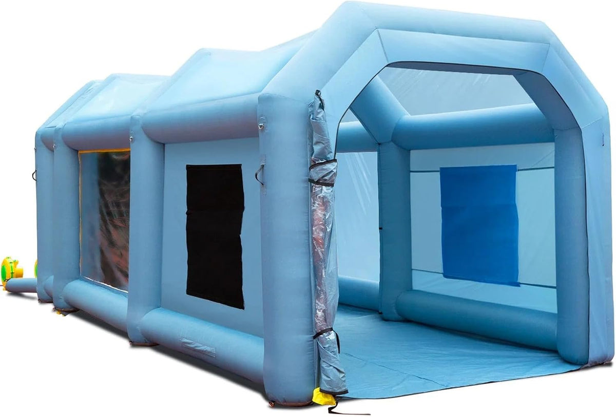 20x10x8ft Inflatable Spray Booth with Blowers Air Filter System Q437