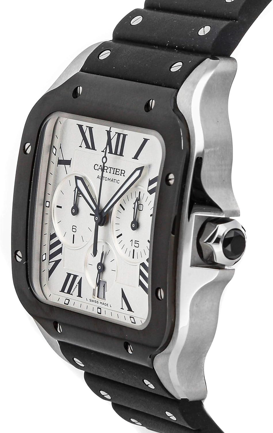 Silver Dial Chronograph Men's Watch B8085