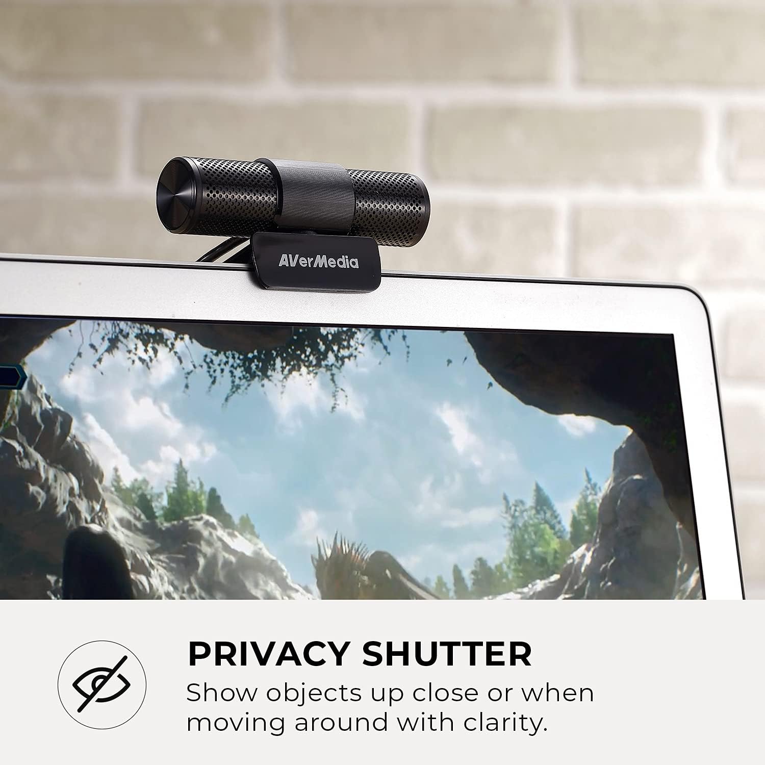Full HD 1080P Webcam with Privacy Shutter and Dual Microphone B887