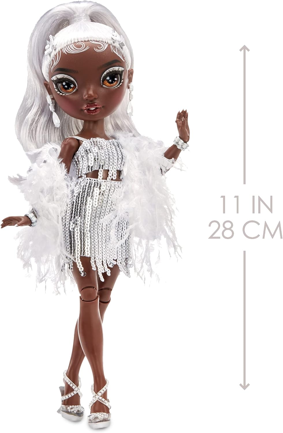 Rainbow High Posable Fashion Doll with 2 Designer Outfits & Vanity Playset K161
