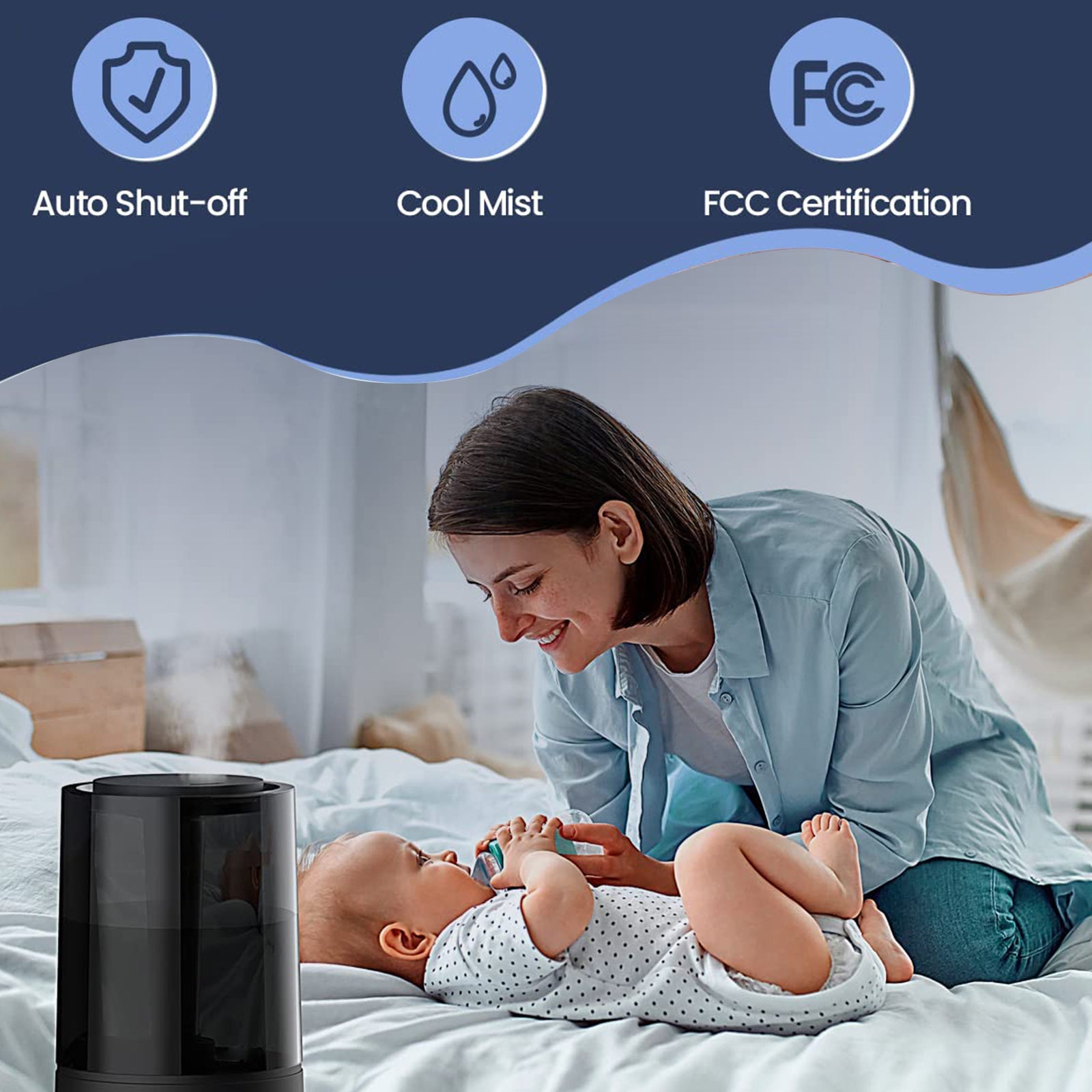 4L Humidifier with Auto Shut Off L471