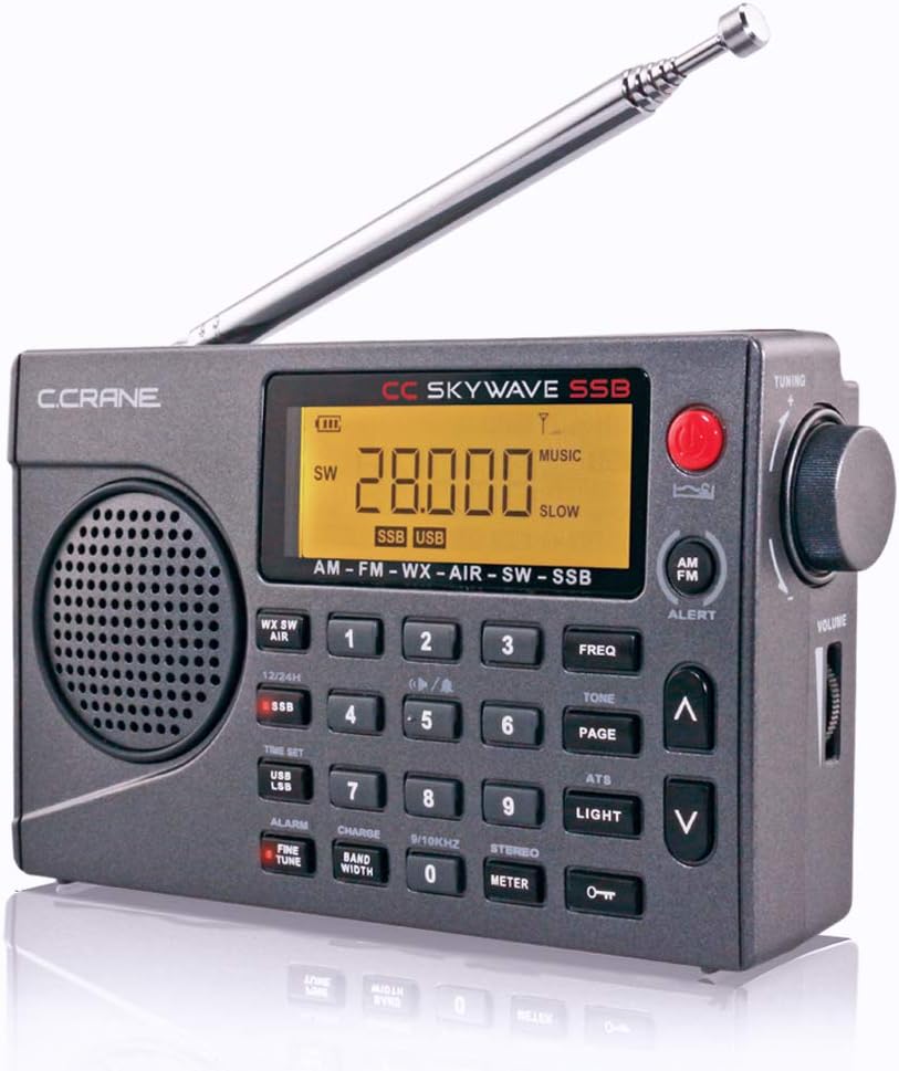 Small Battery Operated Portable Travel Radio O4872
