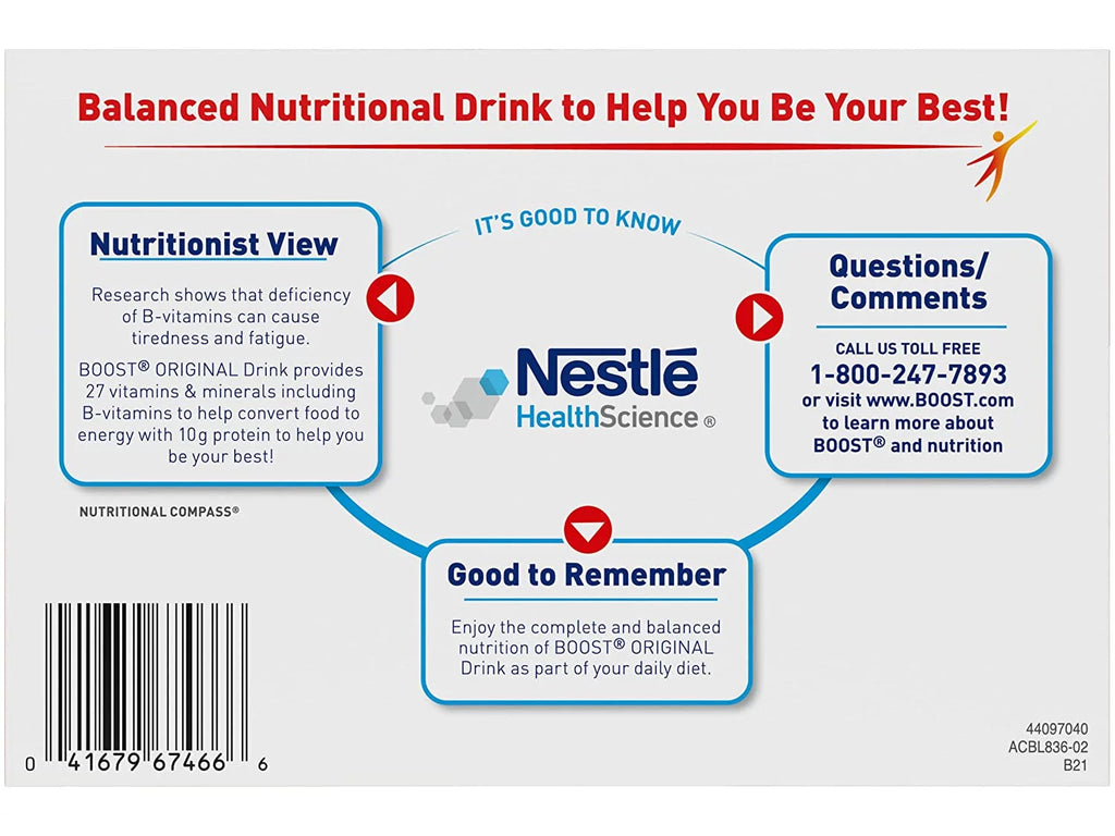 Vanilla Nutritional Drink, 8 oz, 6-CT (Pack of 2) U319303