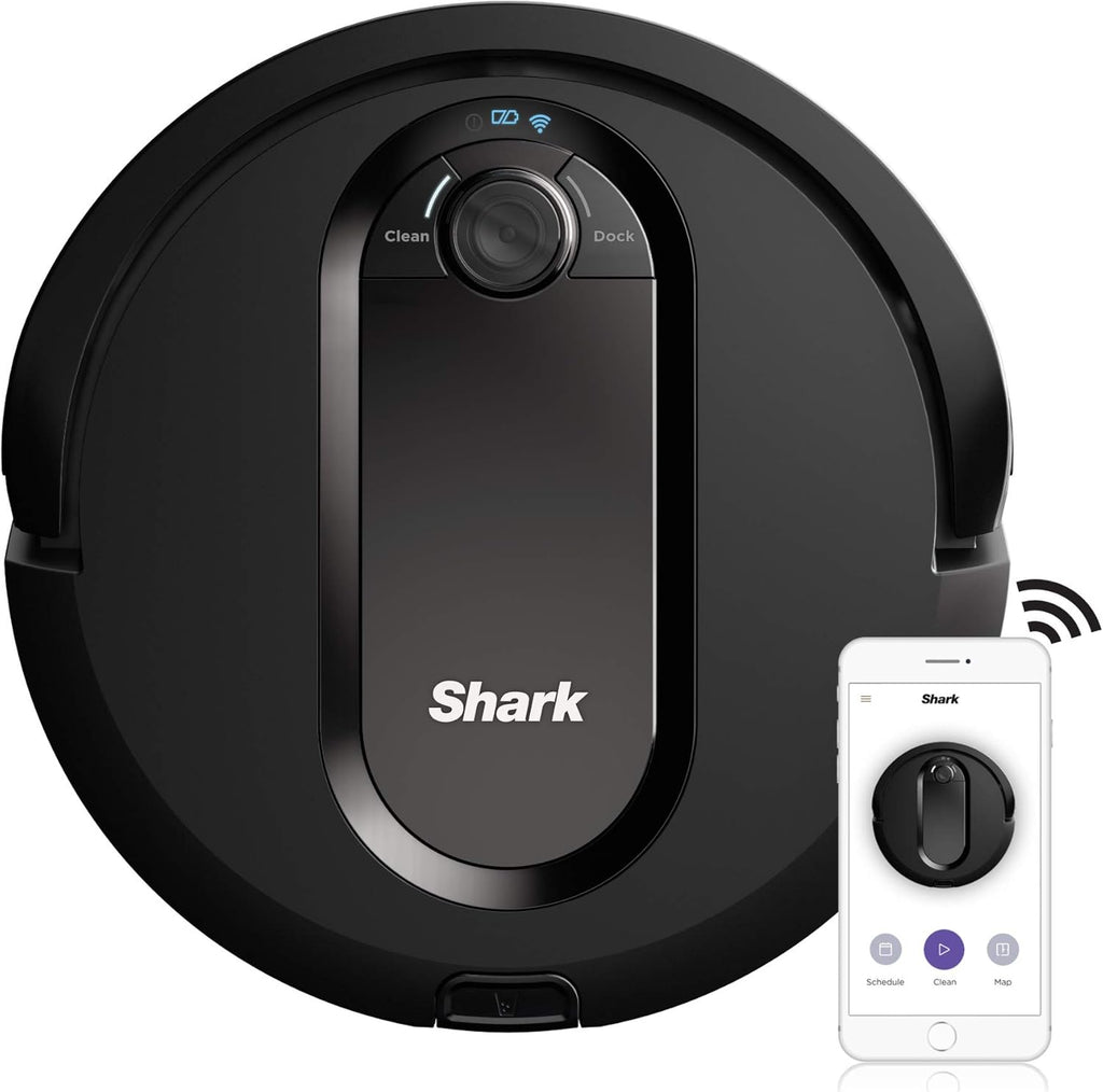 Black Wi-Fi Connected Robot Vacuum P452