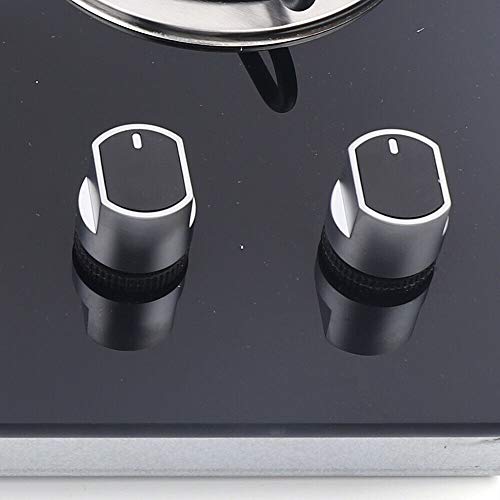 2 Burner Built-In RV Cooktop Stove with Tempered Glass Stainless Steel A421