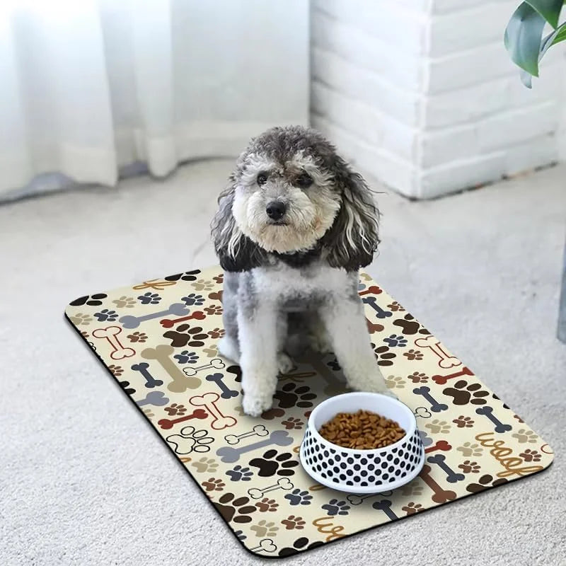 Waterproof Absorbent Dog Food Mat P945837