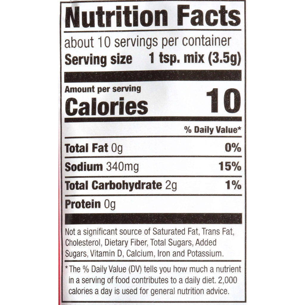 1.3 oz Pack of 16 Seasoning Mix V368
