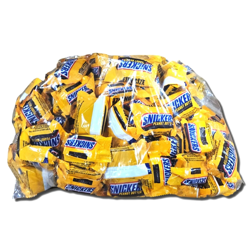 Crunchy Peanut Butter Fun Size Snickers Bulk Value Pack 5 Pounds Y961388