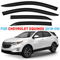 Smoke Tinted Tape-On Side Window Vent Visor Deflectors Rain Guards 4pcs P68293