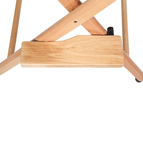 Natural Finish Black Nylon Canvas Director's Chairs K262582