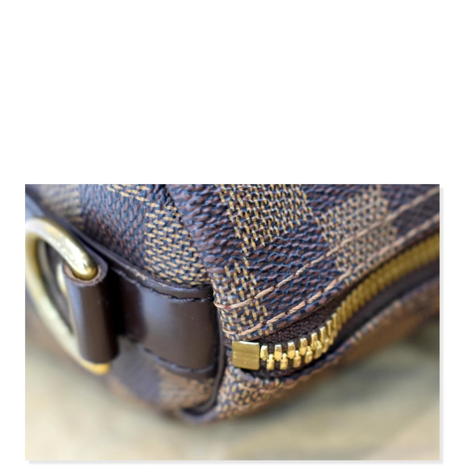 Pre-owned Brown Damier Ebene Satchel Bag P597