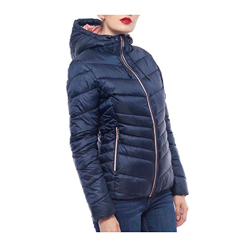Lightweight Water-Resistant Hooded Puffer Jacket T35156