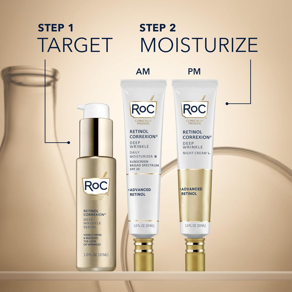 Retinol Face Serum with Ascorbic Acid, 1 Ounce O350