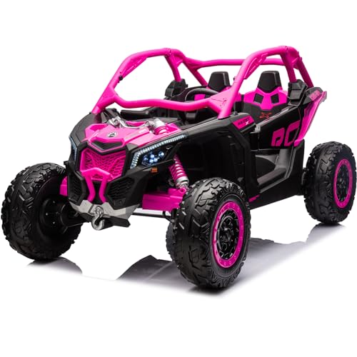 Blue 2 Seater 24V 4WD Electric Ride On Car with Remote Control E17903