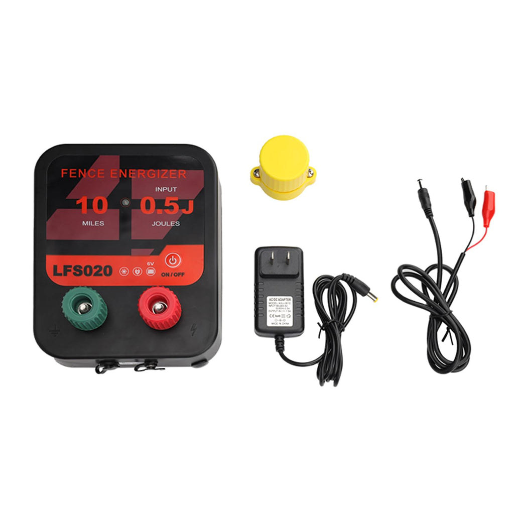 12V 0.3J 10 Miles Waterproof Electric Fence Charger Q265