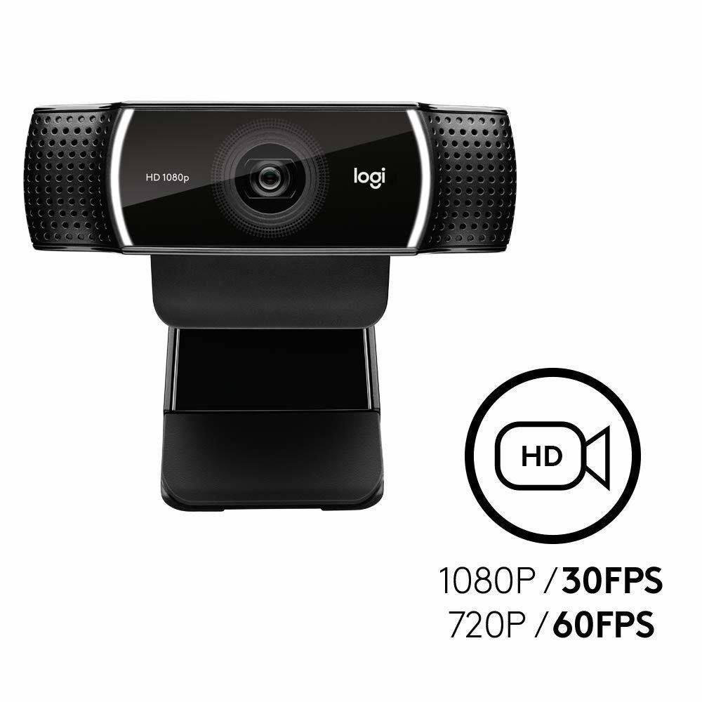 Black HD Webcam 1080p V90140