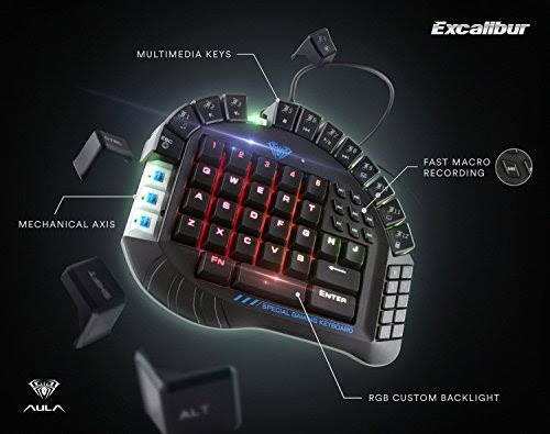 One-Hand Gaming Keyboard Mechanical P66248