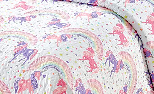 Twin Unicorn Bedspread Coverlet M3636