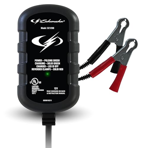 0.8A Car Battery Charger and Maintainer for 12V Batteries D75508
