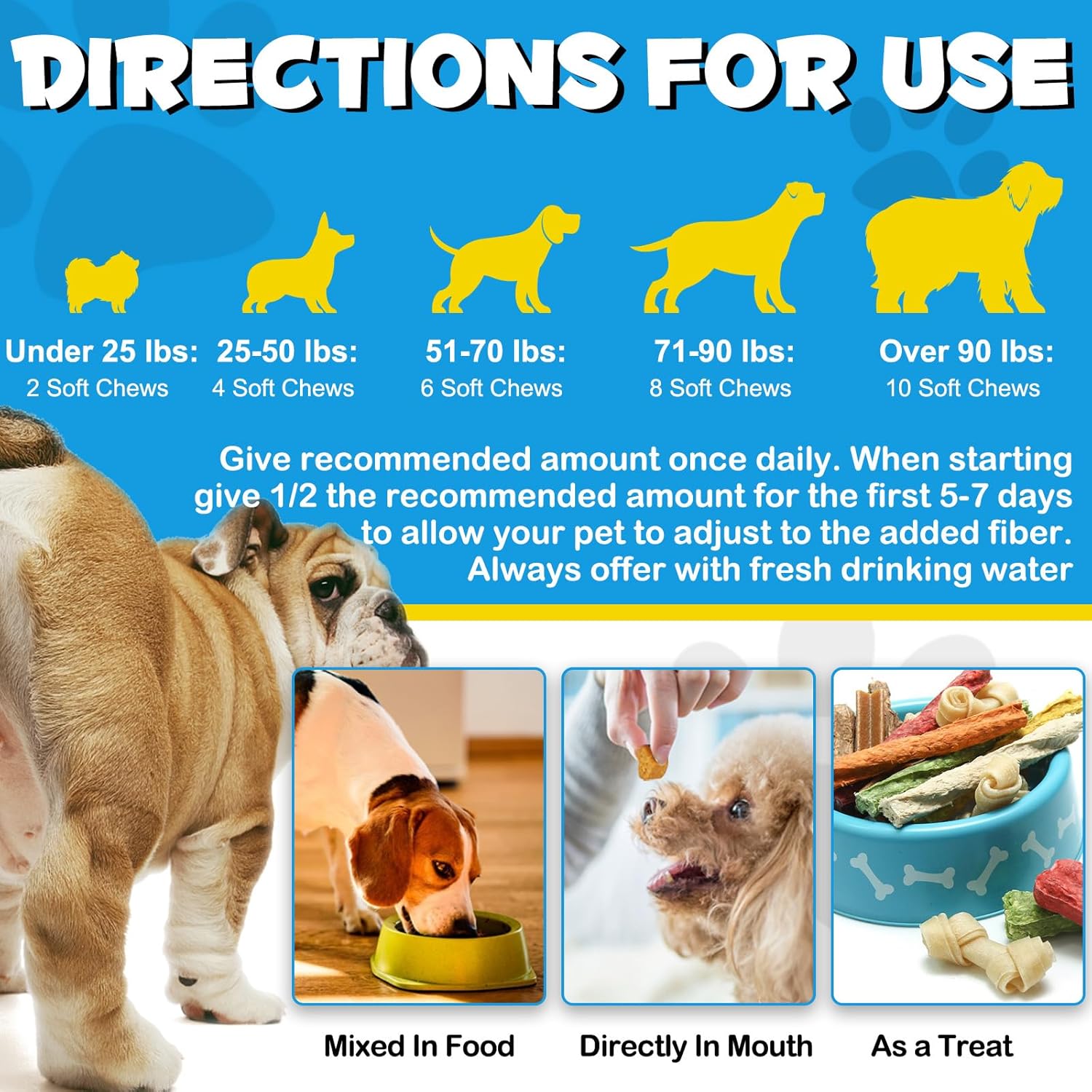 150 Pcs Dog Anal Gland Soft Chews with Pumpkin W4309