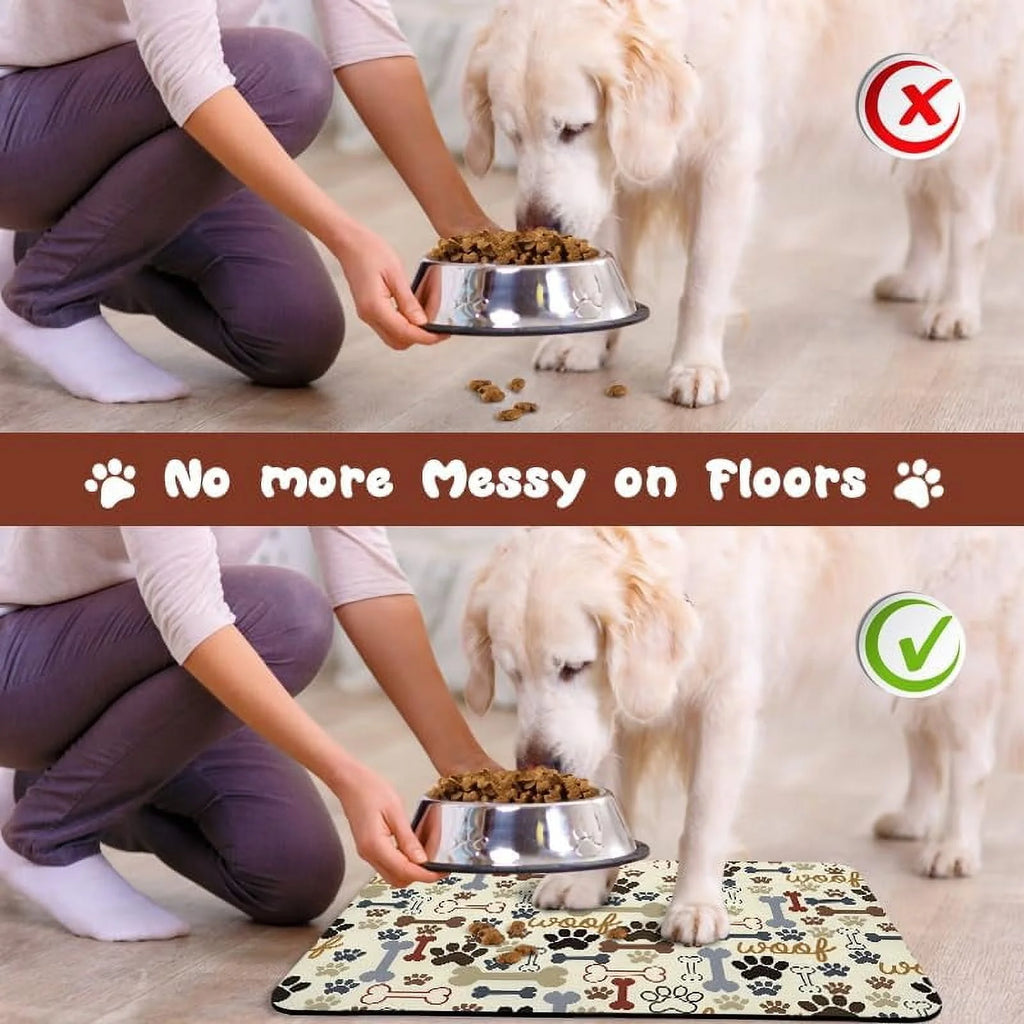 Waterproof Absorbent Dog Food Mat P945837