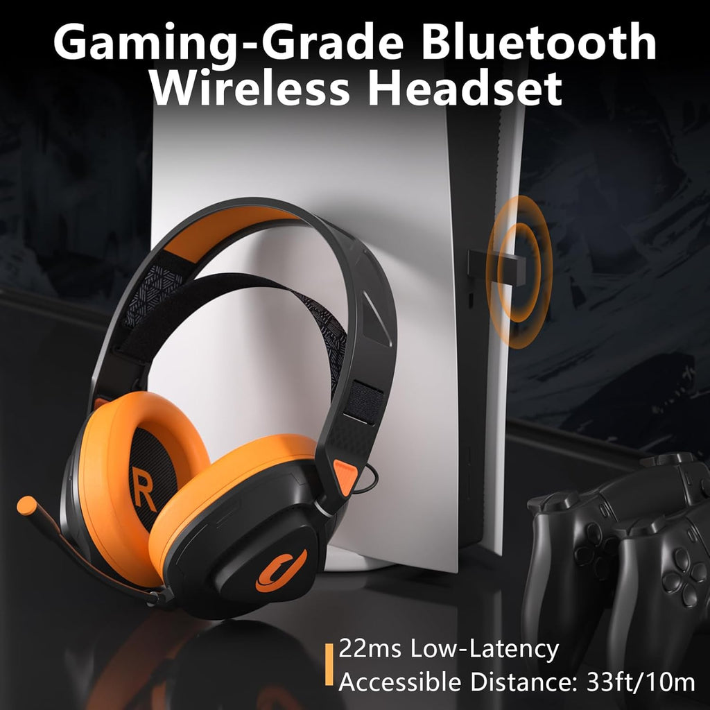 Wireless Gaming Headset with Detachable Mic E3242
