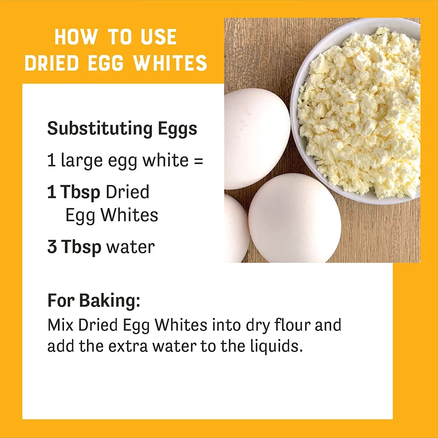 Dried Egg White Protein Powder 8 oz X287