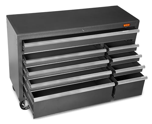 52-Inch Rolling Tool Cabinet with Heavy Duty Steel Construction H46482