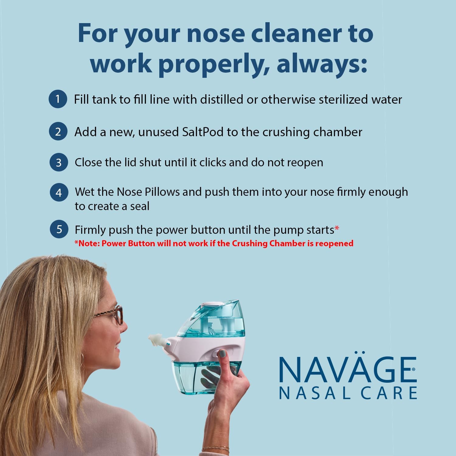 Nasal Irrigation System with 30 Salt Pods X3174
