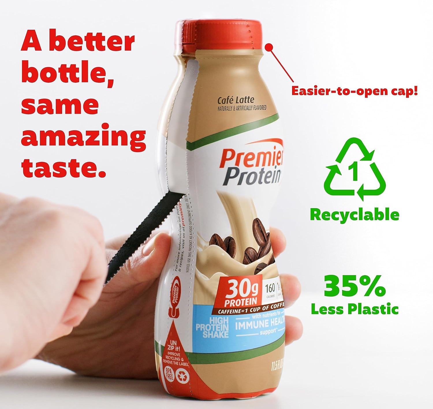 Café Latte Protein Shake, 30g Protein, 1g Sugar, 11.5 fl oz Y408976
