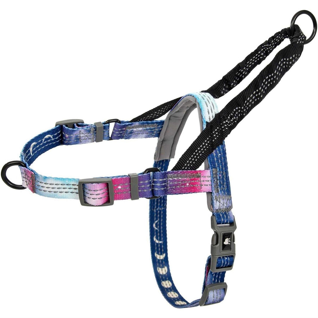 Pattern Reflective No Pull Dog Harness with Bungee Handle O9918