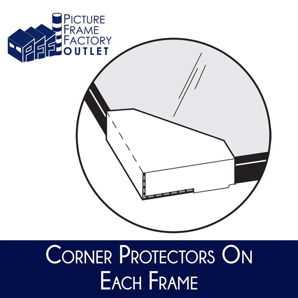 8x24 Black MDF Picture Frame K1146