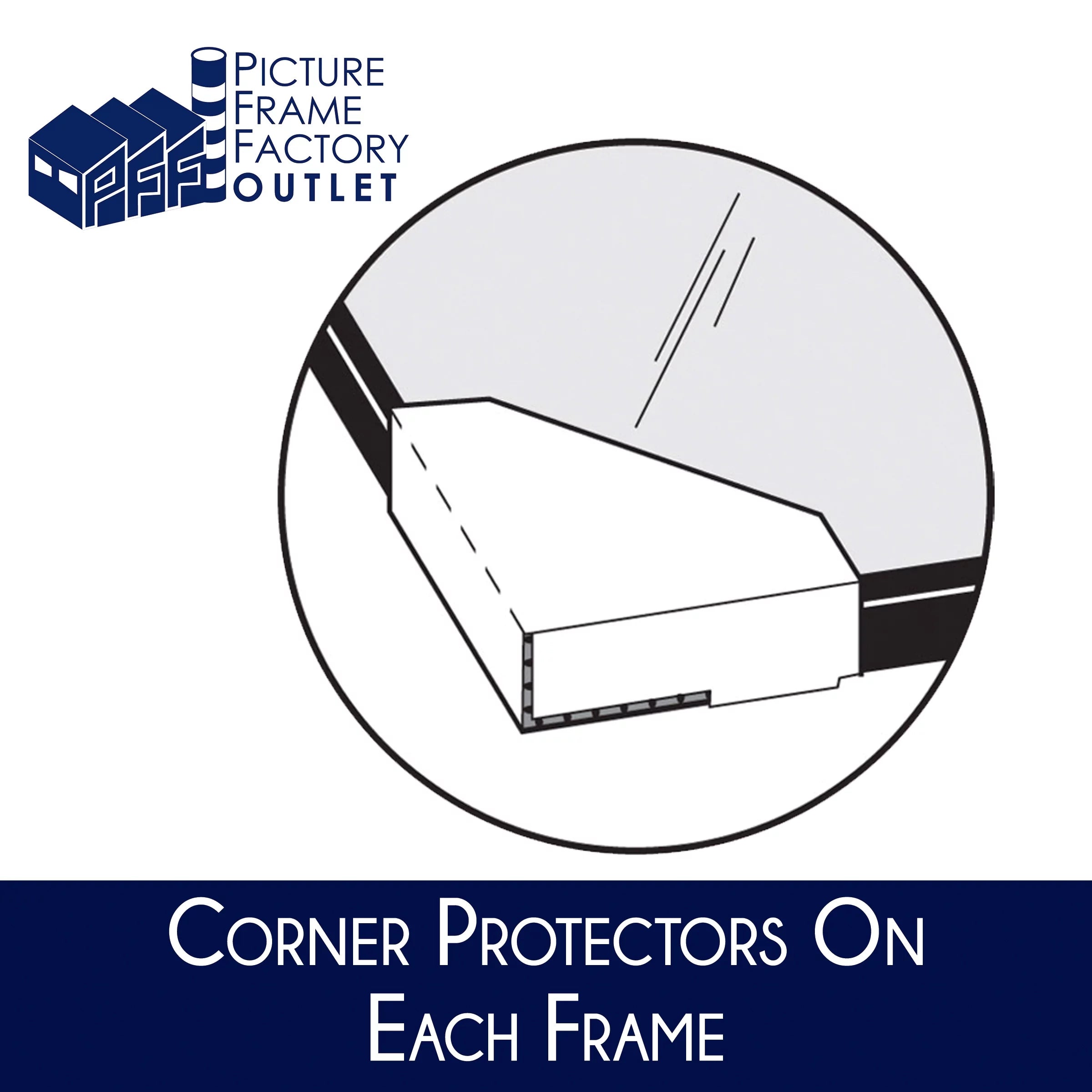 8x24 Black MDF Picture Frame K1146