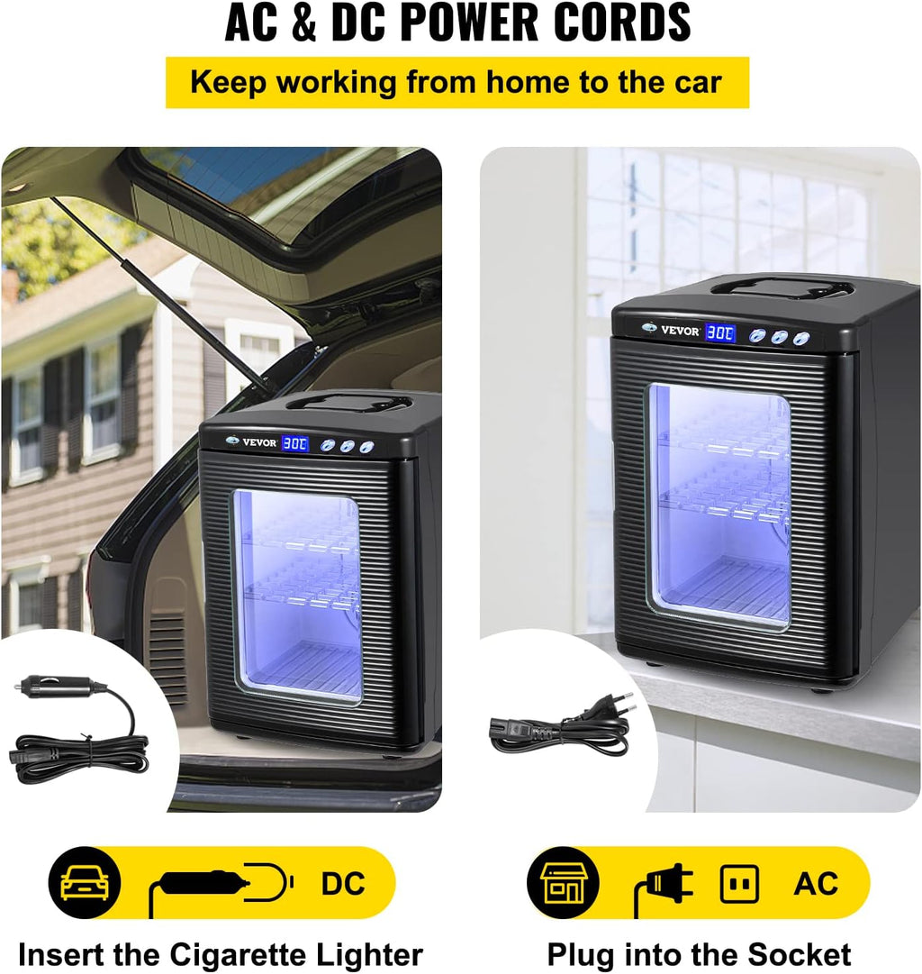 25L Black Reptile Egg Incubator 5-60°C Digital Display D49286