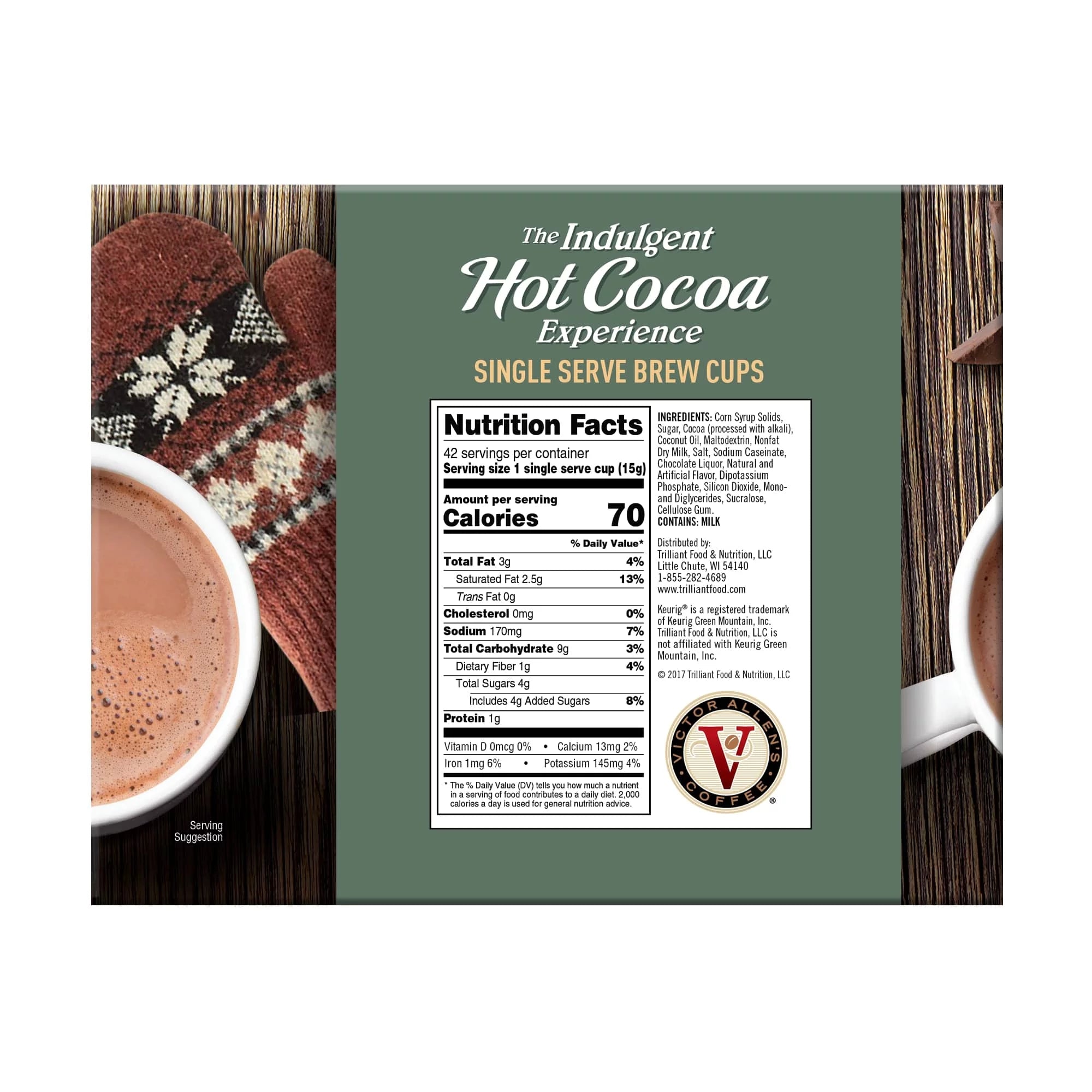 6-12 Count Single Serve Hot Cocoa K-Cup Pods A809097