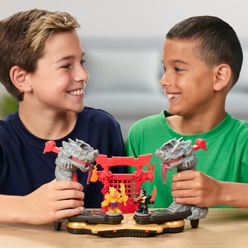 Ninja Star Battle Arena with 2 Exclusive Warriors, Weapons Rack, 6 Ninja Star Discs R74345