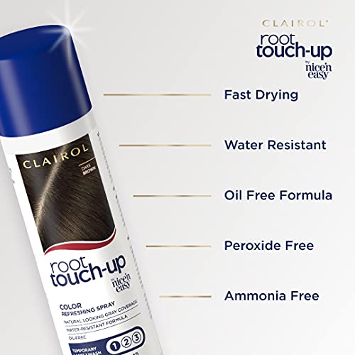 Medium Brown Temporary Hair Coloring Spray Z42050
