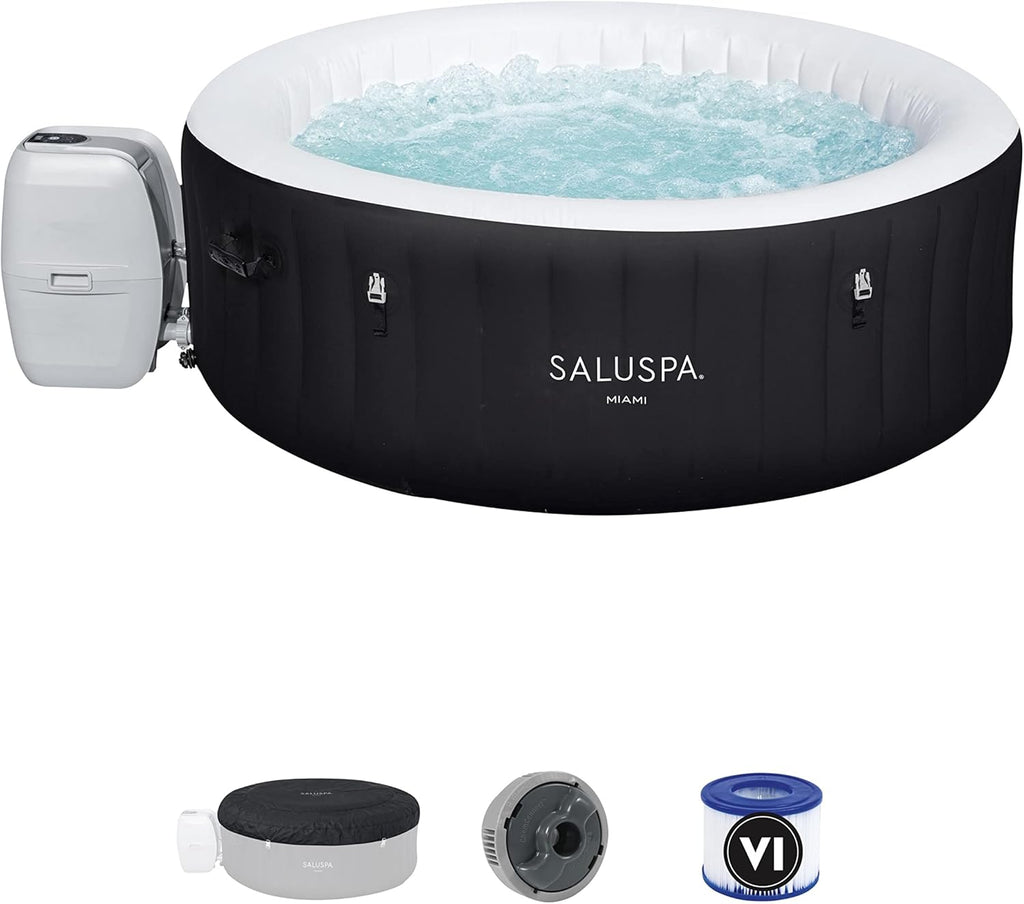 4-Person Inflatable Hot Tub E46145