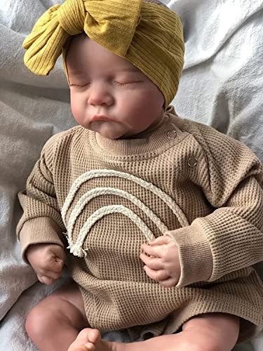 18 inch Lifelike Reborn Silicone Vinyl Sleeping Baby Doll D415169