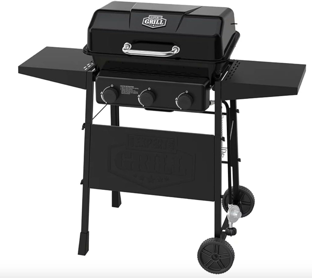 Black 3 Burner Propane Gas Grill O485151